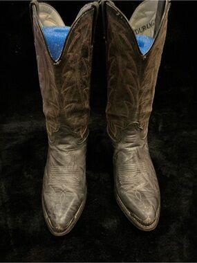 Durango Women’s Vintage Dark Brown Leather Western Boots Size 10